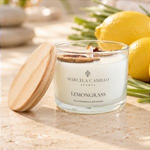 Vela Perfumada Lemongrass 120g