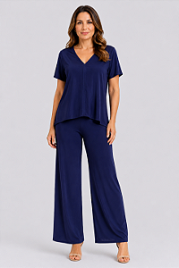 Blusa Feminina Decote V - Liganete
