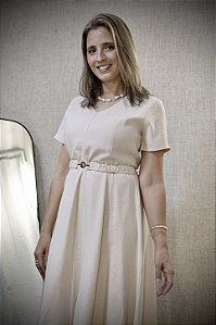 Vestido Beatriz Cru
