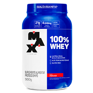 100% Whey (900g) - Morango