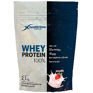 Whey Protein 100% Refil (2.1kg) - Morango