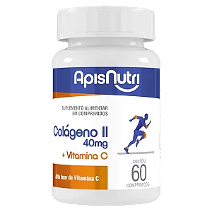 Colágeno Tipo II + Vitamina C 500mg (60 caps)