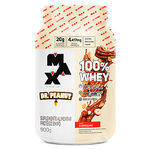 100% Whey Max Titanium x Dr. Peanut (900g) - Bueníssimo