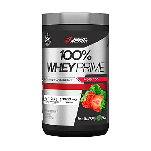 100% Whey Prime (900g) - Morango
