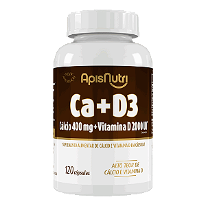 Cálcio + Vitamina D3 - 450mg (120 caps)