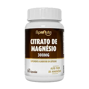 Citrato de Magnésio 300mg (60 caps)
