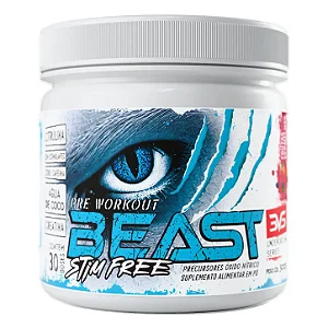 Beast Stim Free Pre Workout (300g) - Frutas Vermelhas