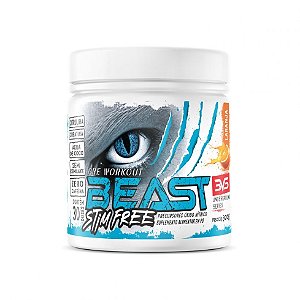 Beast Stim Free Pre Workout (300g) - Frutas Vermelhas