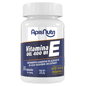 Vitamina E Oil - 750mg (30 Caps)