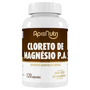 Cloreto de Magnésio - 600mg (120 caps)