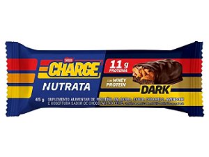Barra Proteica Nutrata Charge Bar (45g) - Caramelo, Amendoim e Chocolate meio Amargo