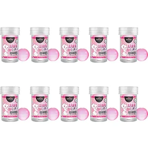 Kit 10 Unid. Bolinha Hot Ball Xana Loka Com 2 Unid. Hot Flowers