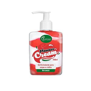 Gel Hidratante Beijável Mousse Cream Melancia 250ml - Êxtase