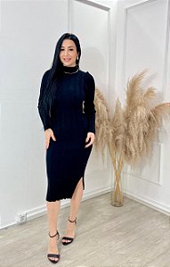 Vestido Modal Preto