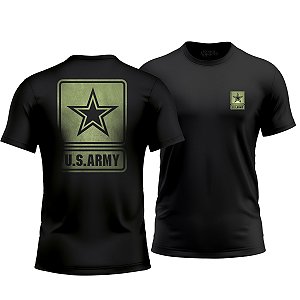 Camiseta Militar U.S. Army Ronin Apparel com Estampa nas Costas