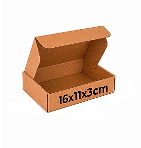 Caixa tipo Sedex 16x11x3cm