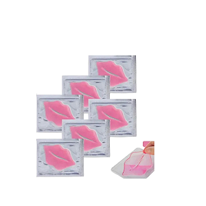 Máscara Labial Com Hidratante Colágeno Cor Rosa
