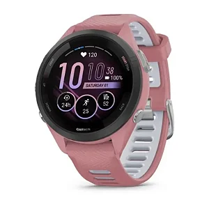 Relógio Garmin Forerunner 265S Music Rosa EU/PAC com Monitor Cardíaco de Pulso e GPS PN: 010-02810-15