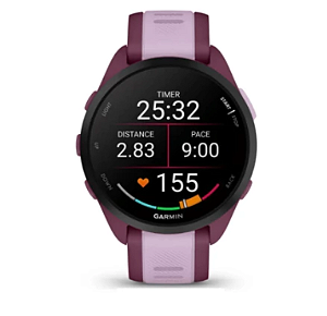Relógio Garmin Forerunner 165 CEREJA - MUSIC - PN 010-02863-33