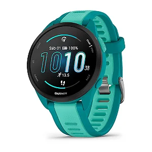 Relógio Garmin Forerunner 165 Music Turquesa e Aqua
