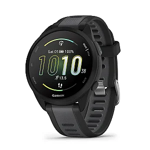 Relógio Garmin Forerunner 165 Music Preto e Cinza