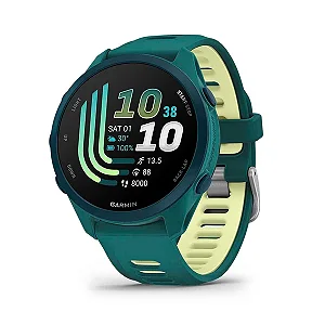 Relógio Garmin Forerunner 170 Music Verde-Azulado e Citron