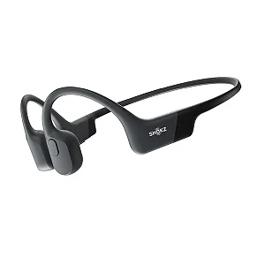 Fone de Condução Óssea Shokz OpenRun Air Preto