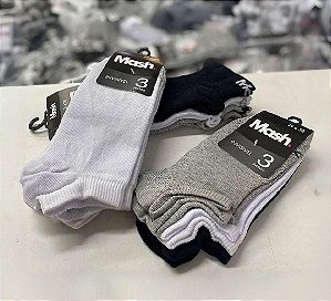 Kit meias 3 pares