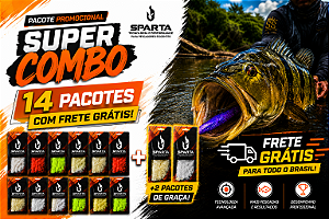 COMBO SPARTA — 14 PACOTES + FRETE GRÁTIS