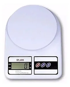 Balança Digital de Cozinha 10 kg Precisão 1g Branca – Nova, sem uso