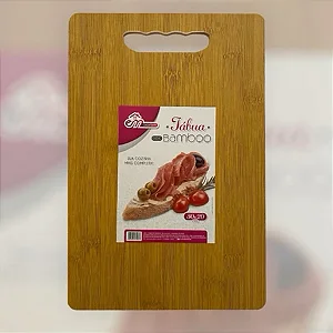 Tábua de Cozinha para Corte em MDF Estilo Bambu 30x20cm