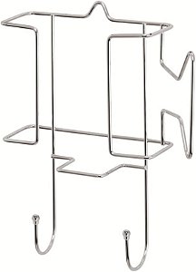 Suporte para Ferro e Tábua de Passar Roupa Cromado de Parede