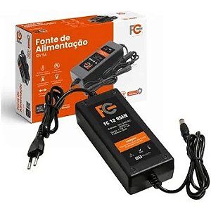 FONTE DE ALIMENTAÇÃO 12V 5A/ FC