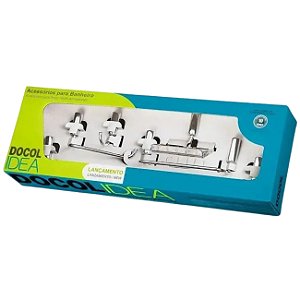 Kit Acessórios Docol Idea 5 Peças Cromado