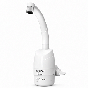 Torneira Elétrica Zagonel Luna 4 Temperaturas de Parede Branca 5.500W 220V