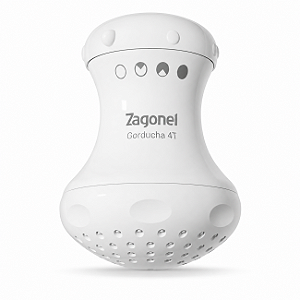 Ducha Elétrica Zagonel Gorducha 4 Temperaturas Branca 5.450W 127V