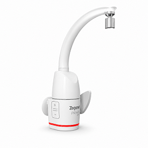 Torneira Eletrônica Zagonel Prima Touch Parede ou Bancada Branca 5.500W 220V