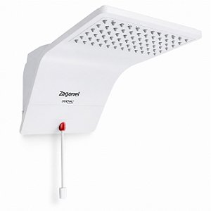 Ducha Eletrônica Zagonel Ducali Branca 7.500W 220V com Controle de Temperatura