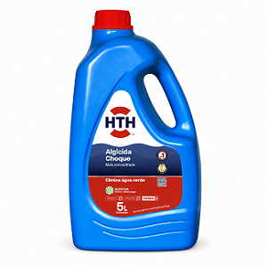HTH Solução Água Verde Algicida de Choque 5 Litros para Piscinas