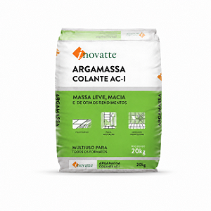 Argamassa Colante AC-I Inovatte 20 kg Cinza para Cerâmicas Internas