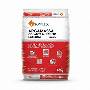 Argamassa Colante Multiuso Externa Branca Inovatte 20 kg