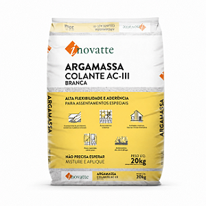 Argamassa Colante AC-III Branca Inovatte 20 kg