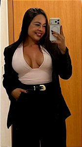 Body Olivia em poliamida