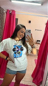 Camiseta em algodao estampada
