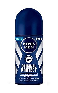 NIVEA MEN Desodorante Antitranspirante Roll On Original Protect 50ml