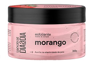 LABOTRAT Morango Creme Esfoliante para o Rosto e Corpo com Argila Rosa + Branca 300g