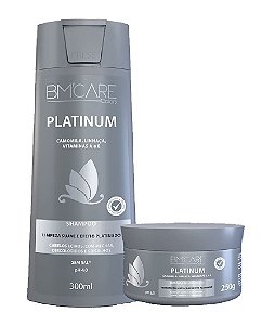 BARROMINAS Colors Platinum para Cabelos Loiros, com Mechas, Descoloridos ou Grisalhos Shampoo + Máscara