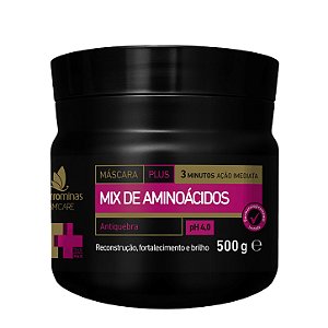BARROMINAS Máscara Mix de Aminoácidos Antiquebra 500g - Reconstrução, Fortalecimento e Brilho