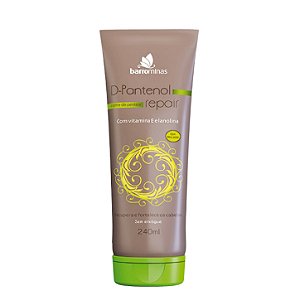 BARROMINAS Creme para Pentear D-Pantenol Repair 240ml - Cabelos Frágeis e Sem Vida