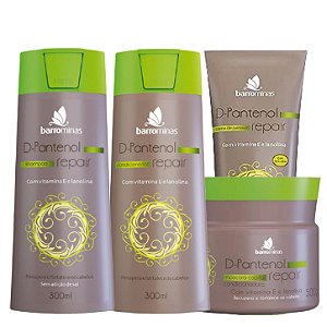 BARROMINAS Kit D-Pantenol Repair Hidratação, Maciez e Proteção - Linha Completa